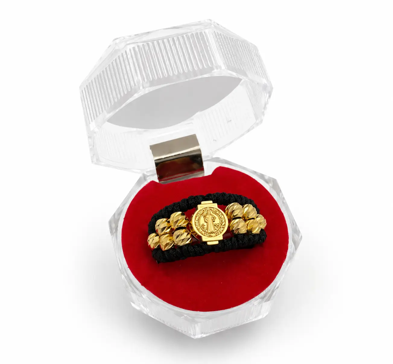 Anillo De San Benito Diamantado