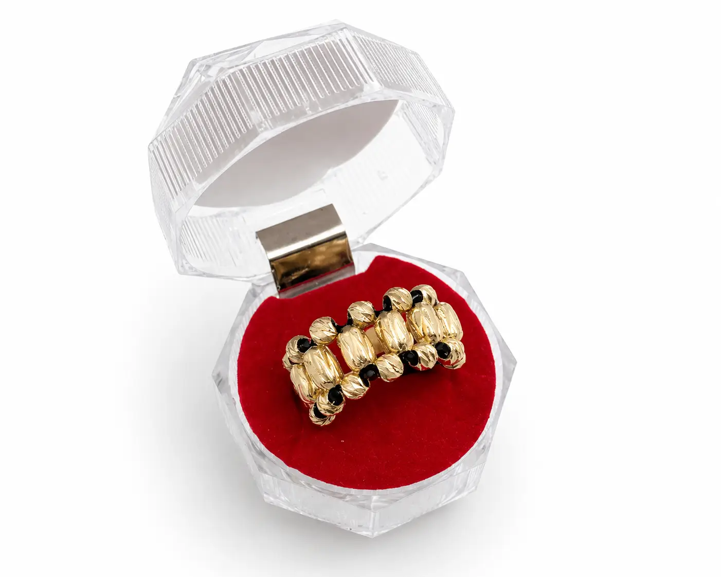 Anillo Triple Carril Canutillo Fulgor