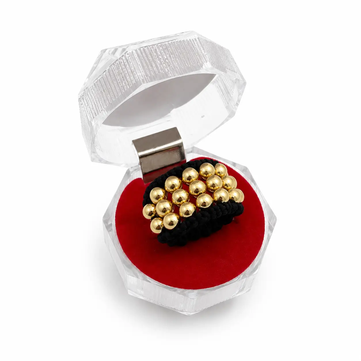 Anillo Triple Carril Central Liso 4mm