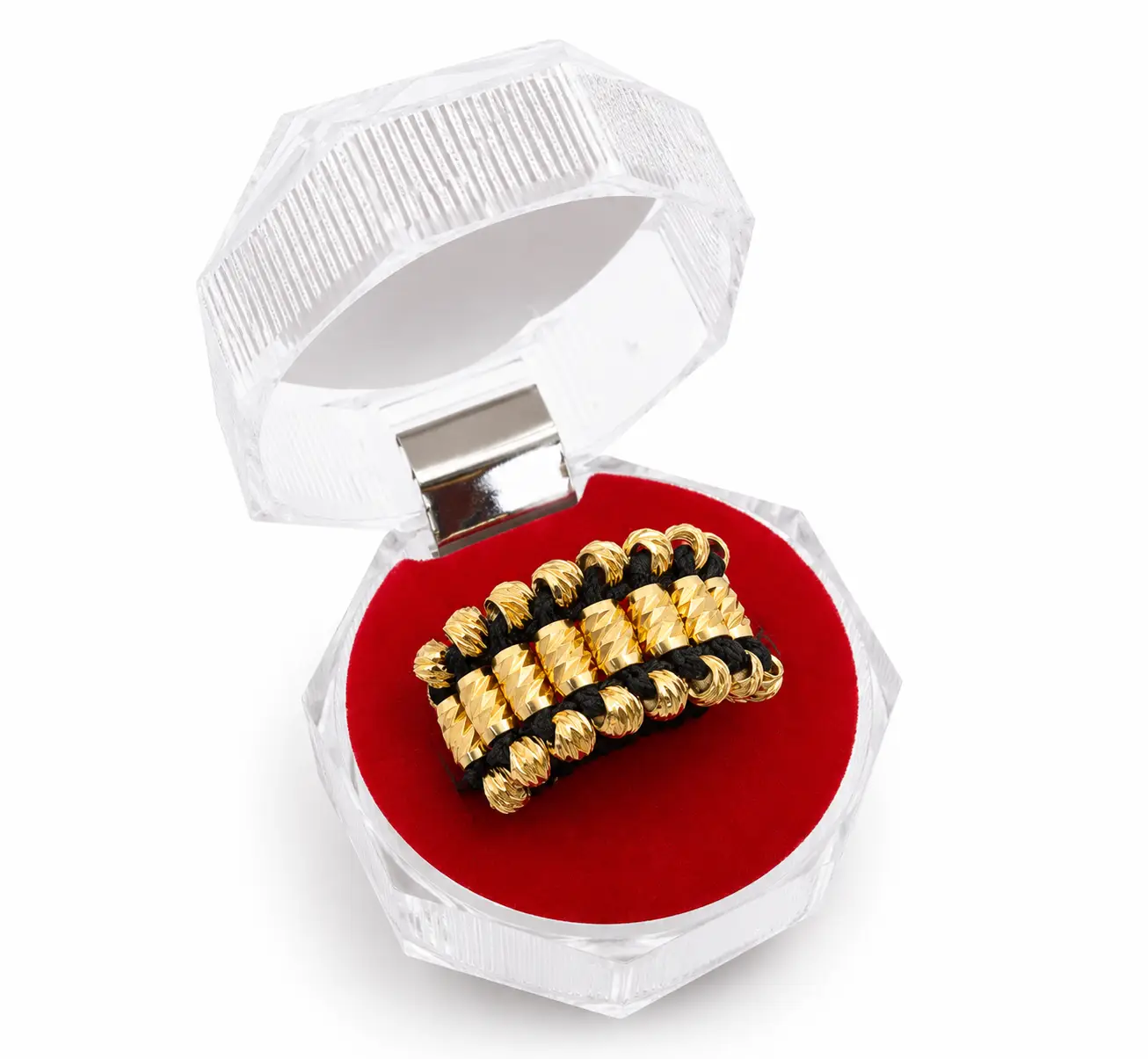 Anillo Triple Carril Barril Diama 4mm