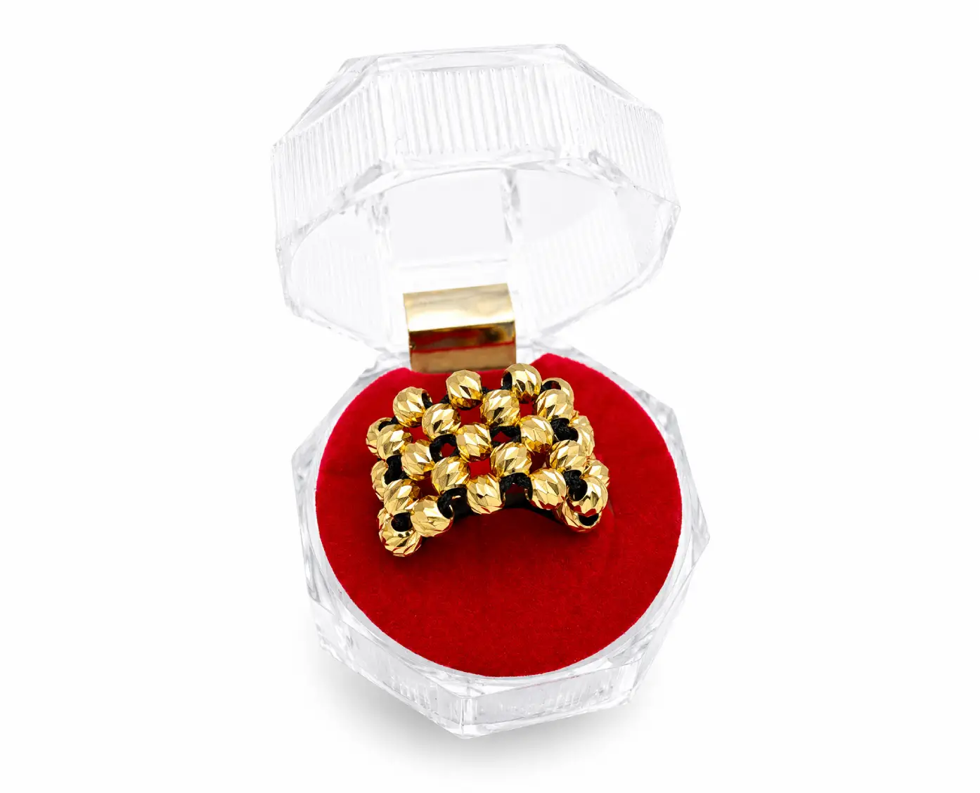 Anillo 5 Carril Diamantado 4mm
